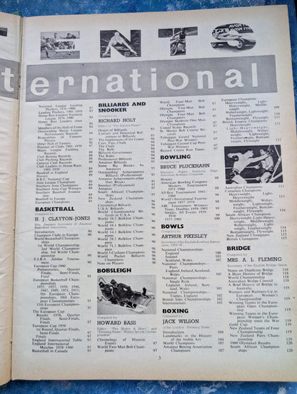Sport International - Edited by Charles Harvey - 1960 - Sampson Low