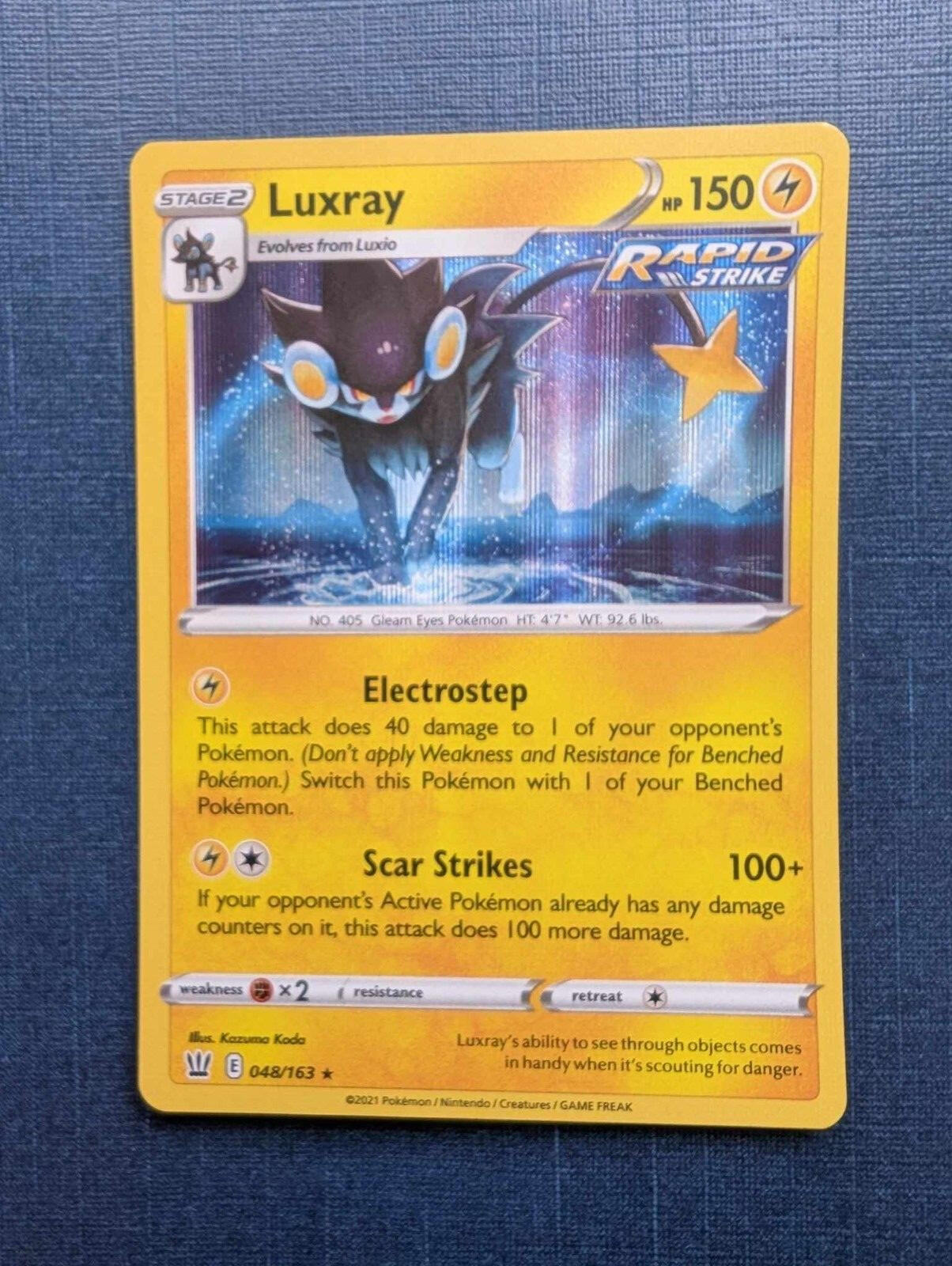 Luxray 048/163 - 2021, SWSH Battle Styles