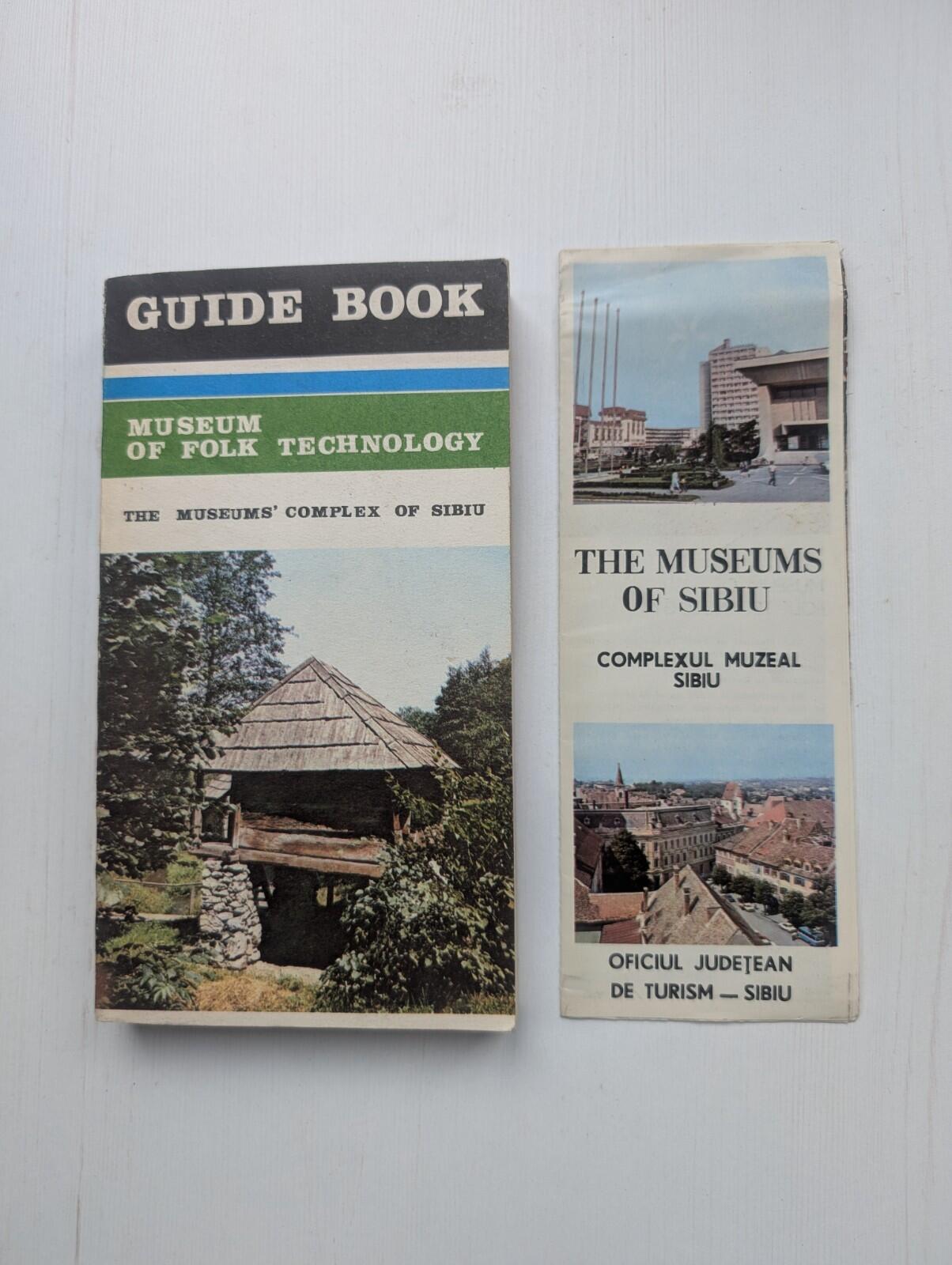 The Museums of Sibiu: Museum of Folk Technology Guide Book + Leaflet - 1986