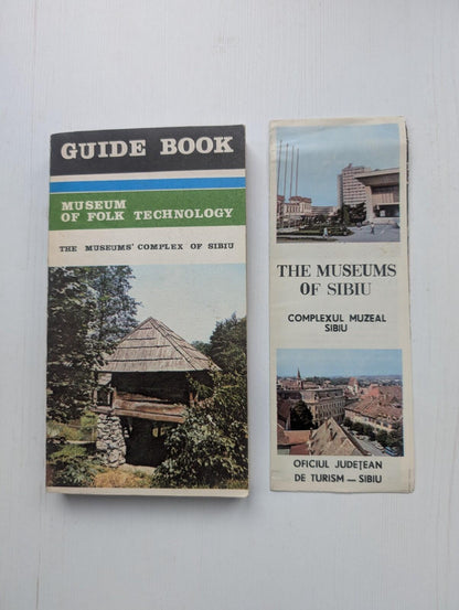 The Museums of Sibiu: Museum of Folk Technology Guide Book + Leaflet - 1986