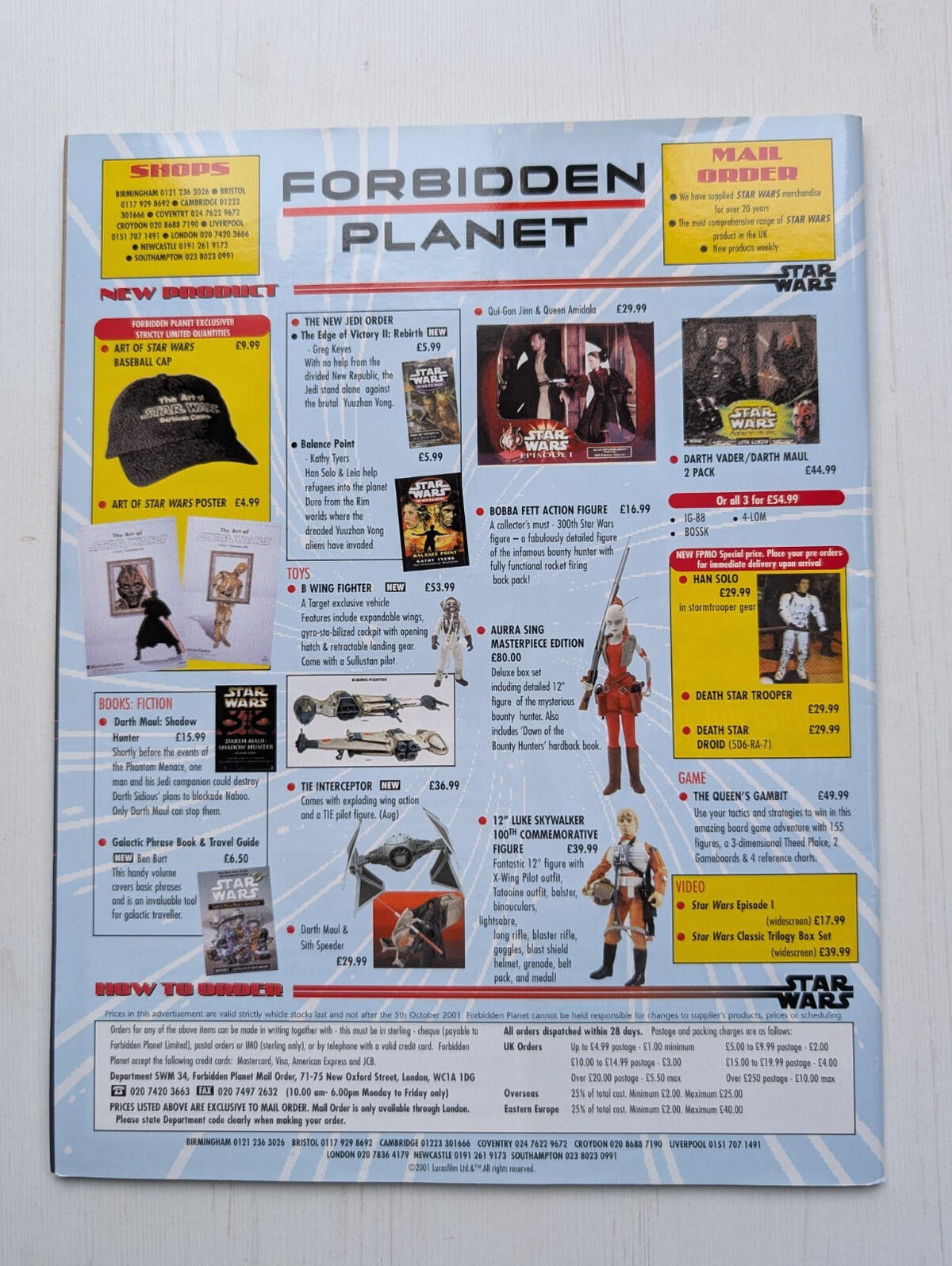 Star Wars: The Official Magazine No. 34 - August 2001 - Obi-Wan Kenobi Poster