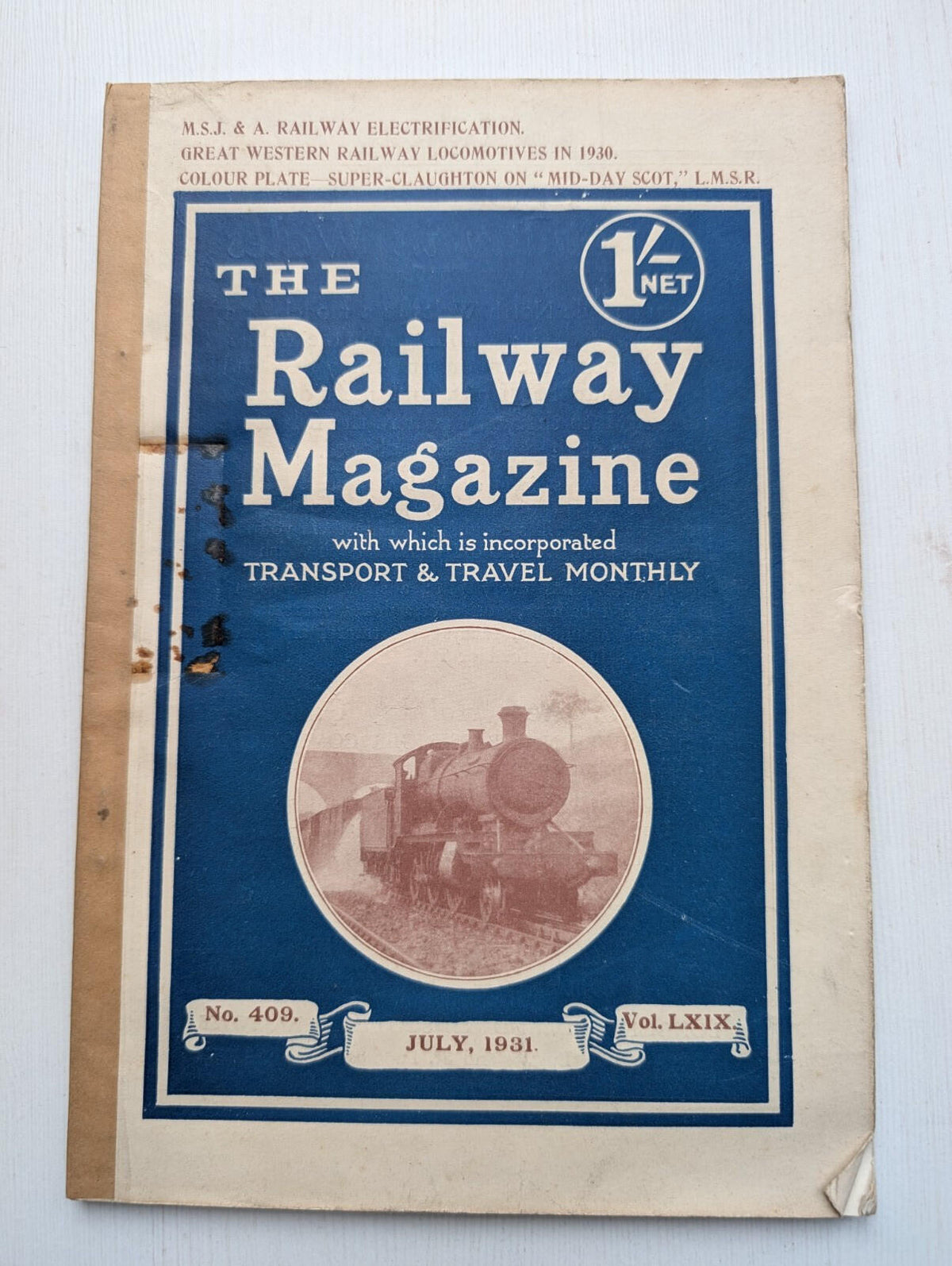 The Railway Magazine July-December 1931 - x6 Issues in Slipcase