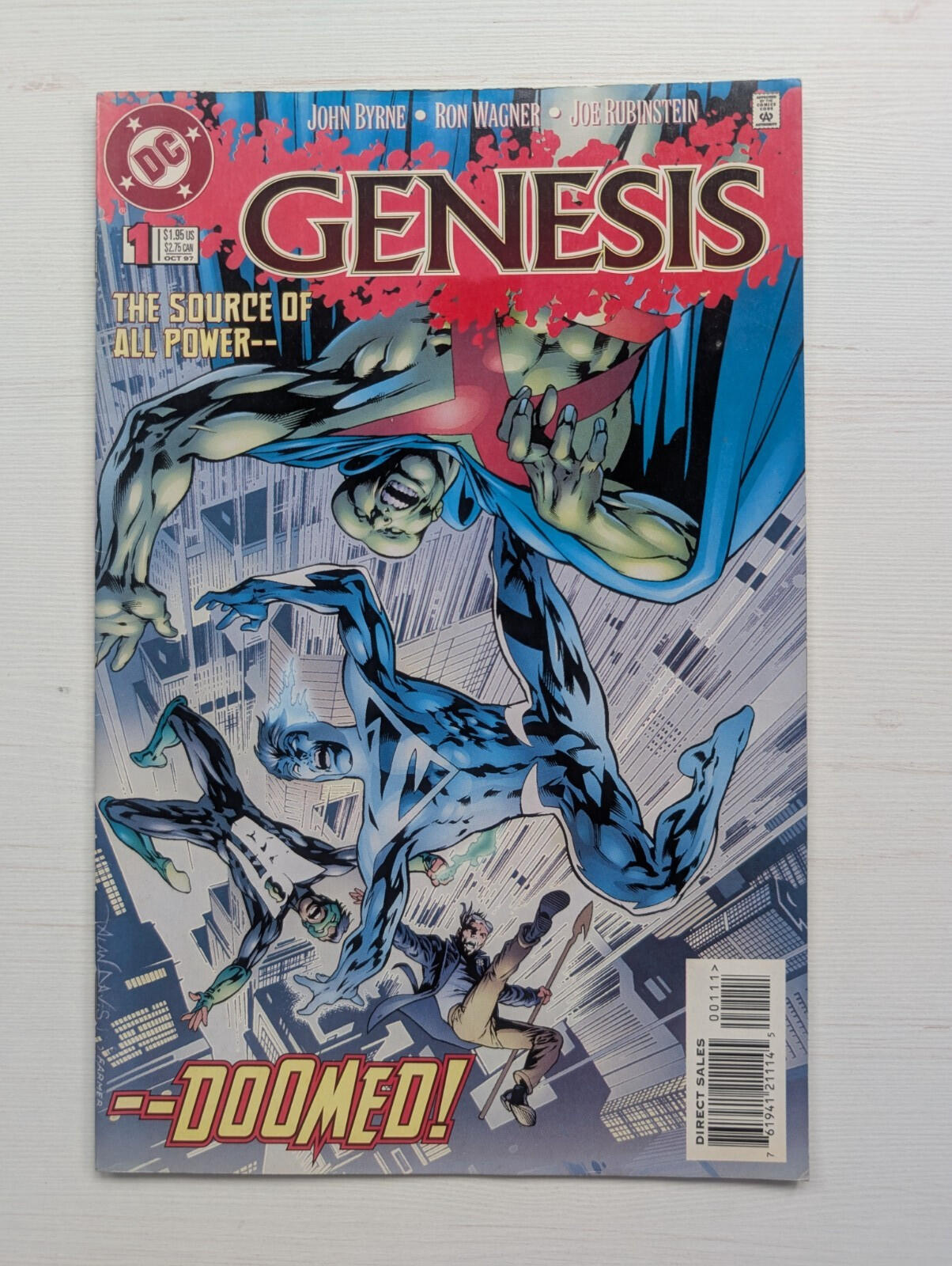 Genesis Full Comic Set #1-4 - 1997 - DC Comic Books