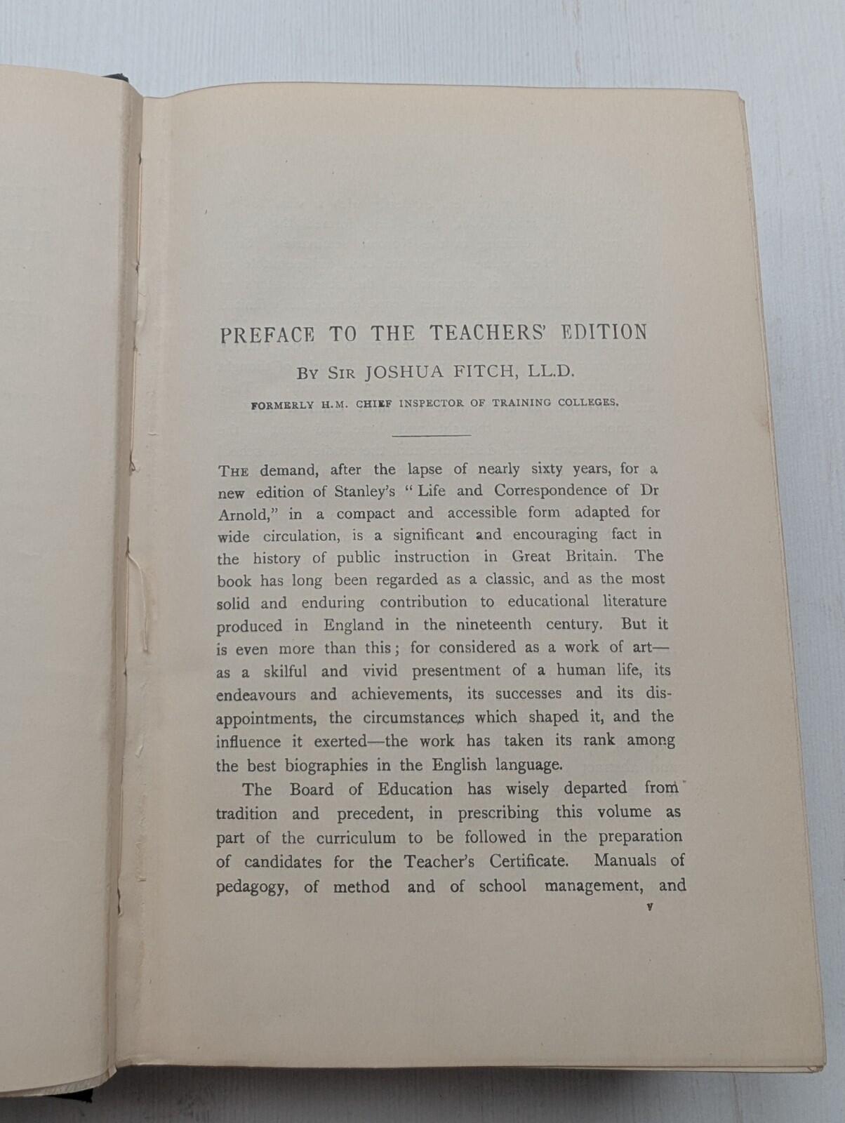 Life of Thomas Arnold, D.D. Headmaster of Rugby by Arthur Penryn Stanley - 1904