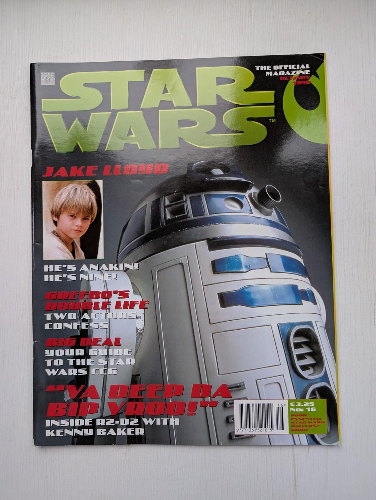 Star Wars: The Official Magazine No.16 - Oct/Nov 1998 - Kenny Baker Interview