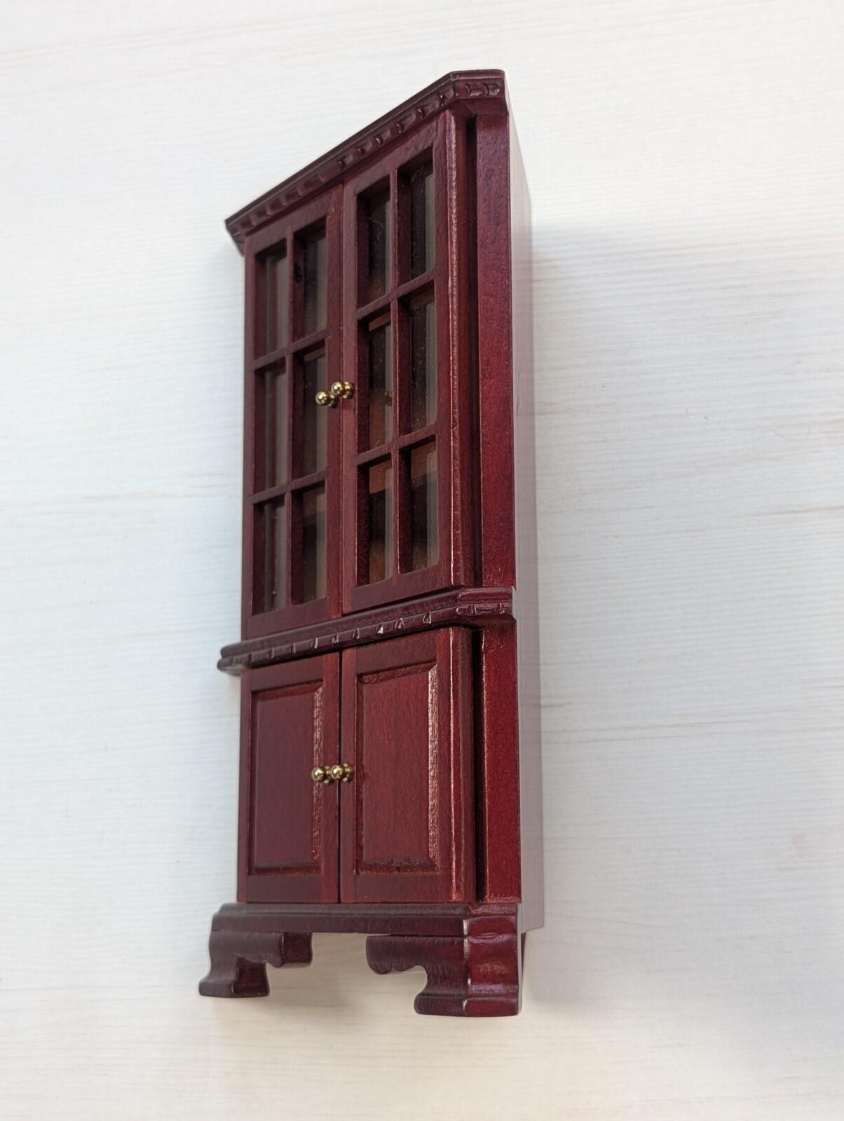 Dolls House Mahogany-Coloured Cupboard/Cabinet - Unbranded
