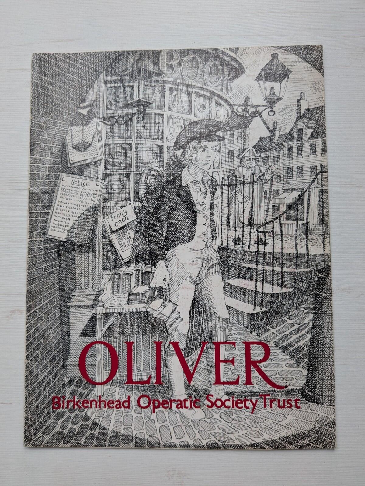Oliver Musical Programme - Birkenhead Operatic Society Trust 1973