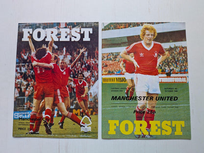 Nottingham Forest 1980 Match Programmes x14 Bundle