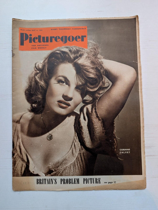 Picturegoer: The National Film Weekly April 15, 1950 - Corinne Calvet Cover