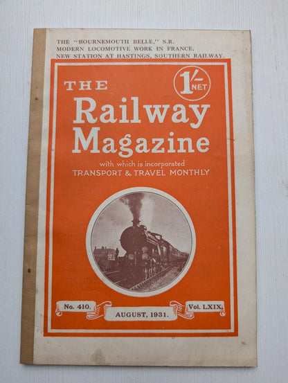 The Railway Magazine July-December 1931 - x6 Issues in Slipcase