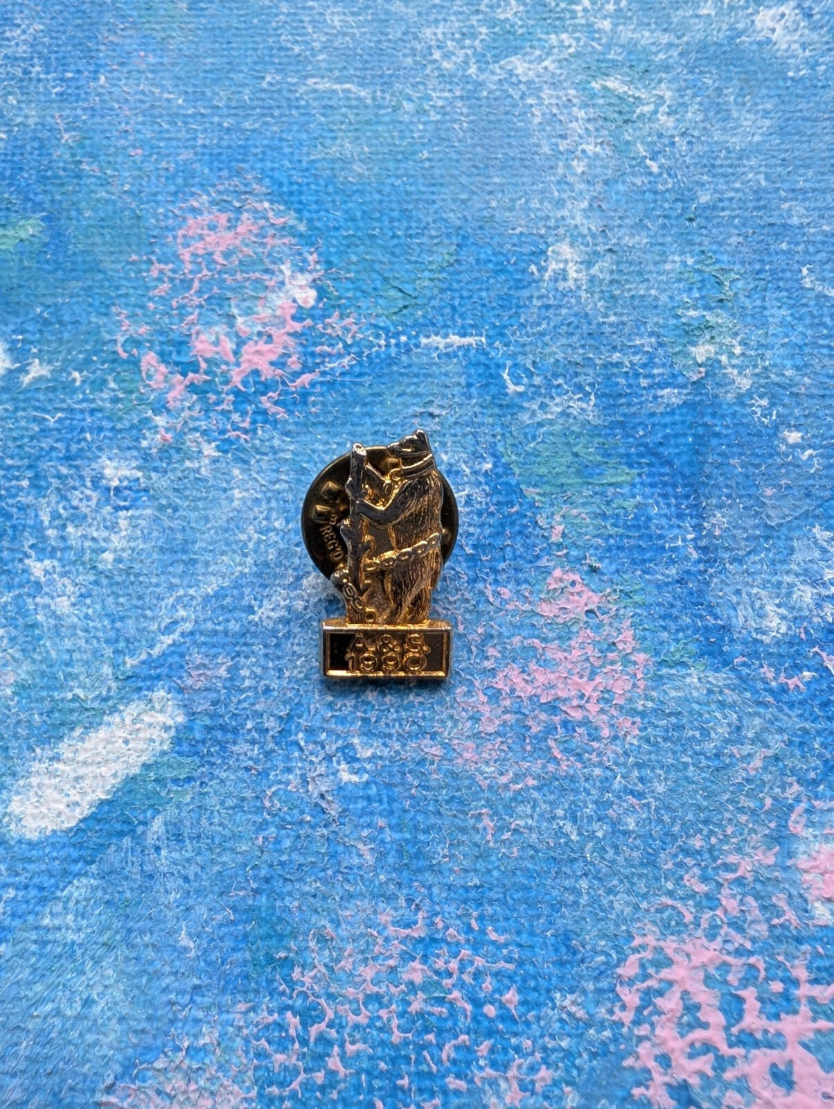 Vintage A&S Metal Pin Badge - 1990