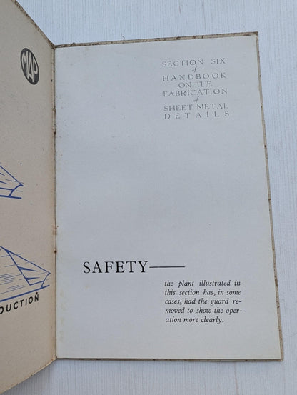 Handbook on The Fabrication of Sheet Metal Details - Sections 5, 6 & 7