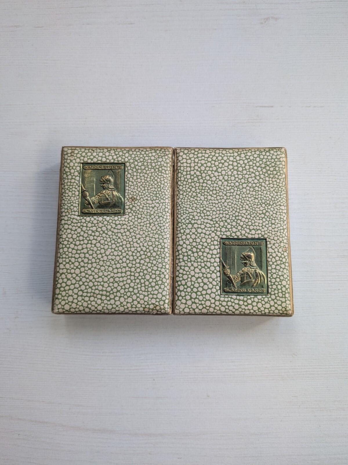 Waddington's Playing Cards Twin Pack in Presentation Case - Daily Telegraph/Post