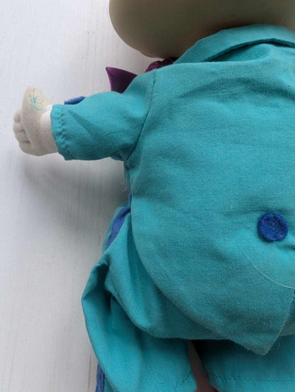Rugrats In Paris Chuckie Finster Plush Doll with Vinyl Head, Vintage Nickelodeon