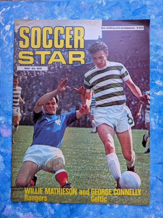 Soccer Star May 8th 1970 - William Mathieson/George Connelly Cover
