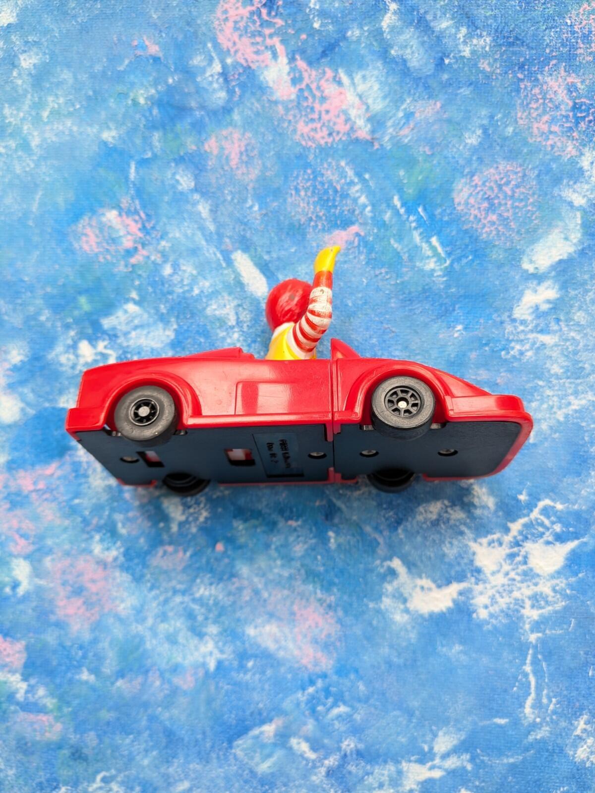 Ronald McDonald Happy Meal Connect-A-Car Toy - 1991 - McDonalds