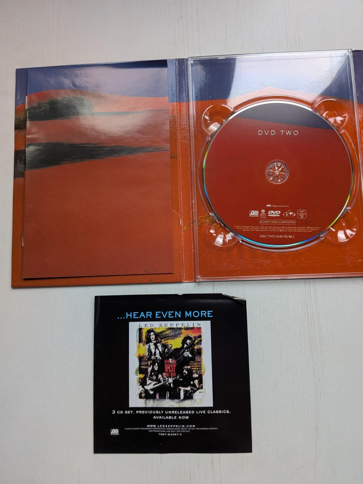 Led Zeppelin x2 DVD Boxset - 2003 - Atlantic/Warner Music Vision