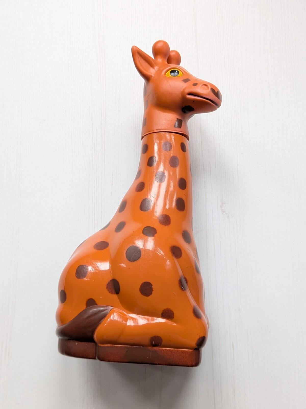 Vintage Giraffe Bubble Bath Bottle Figure - Unbranded