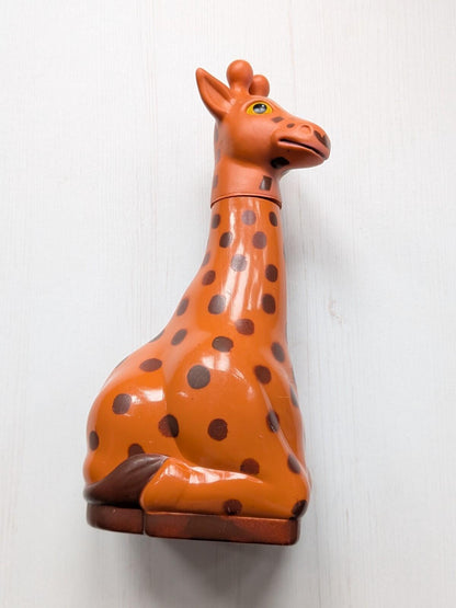 Vintage Giraffe Bubble Bath Bottle Figure - Unbranded
