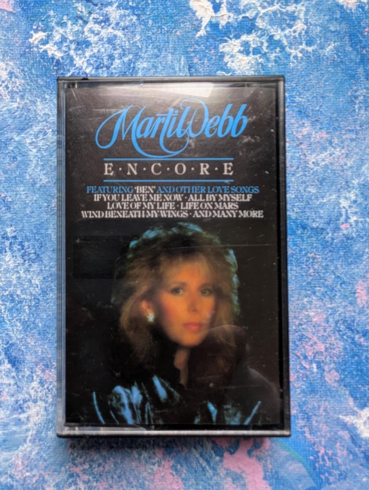 Marti Webb - Encore - 1985 - Starblend Records Cassette Tape