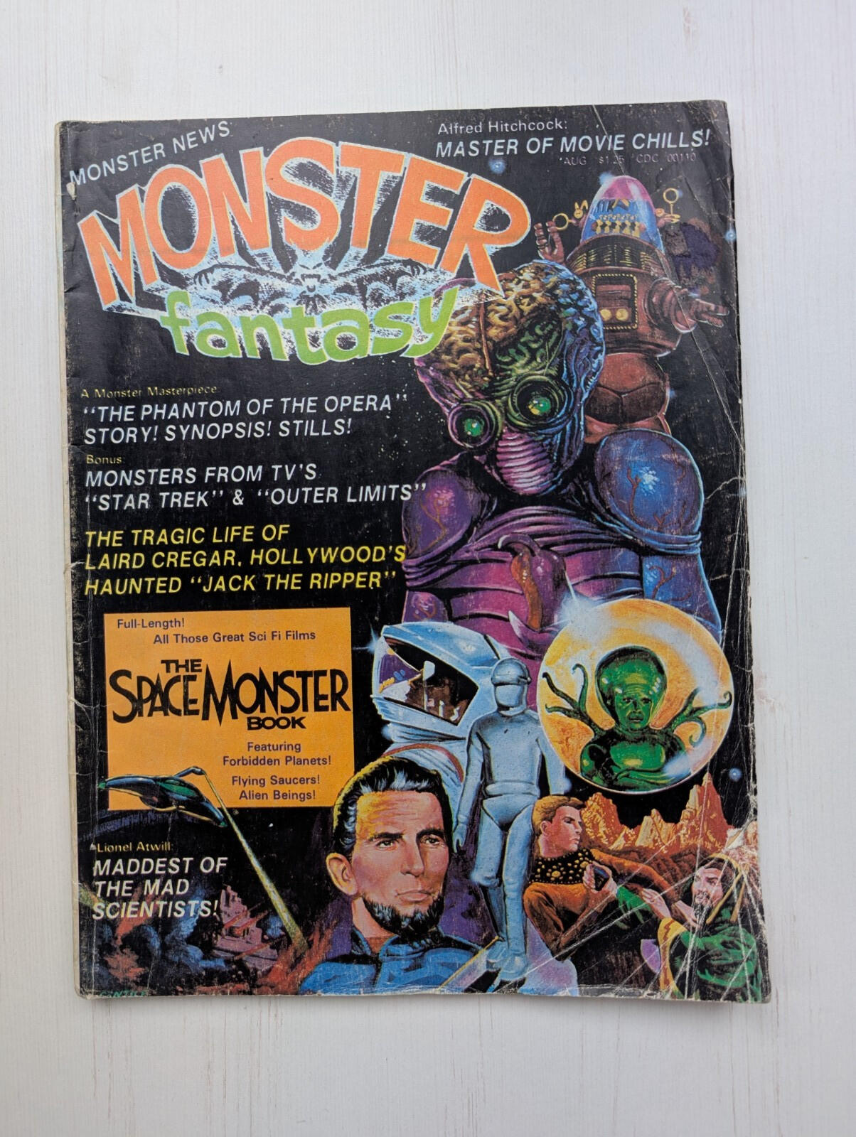 Monster Fantasy Vol. 1 No. 4 - August 1975 - The Space Monster Book