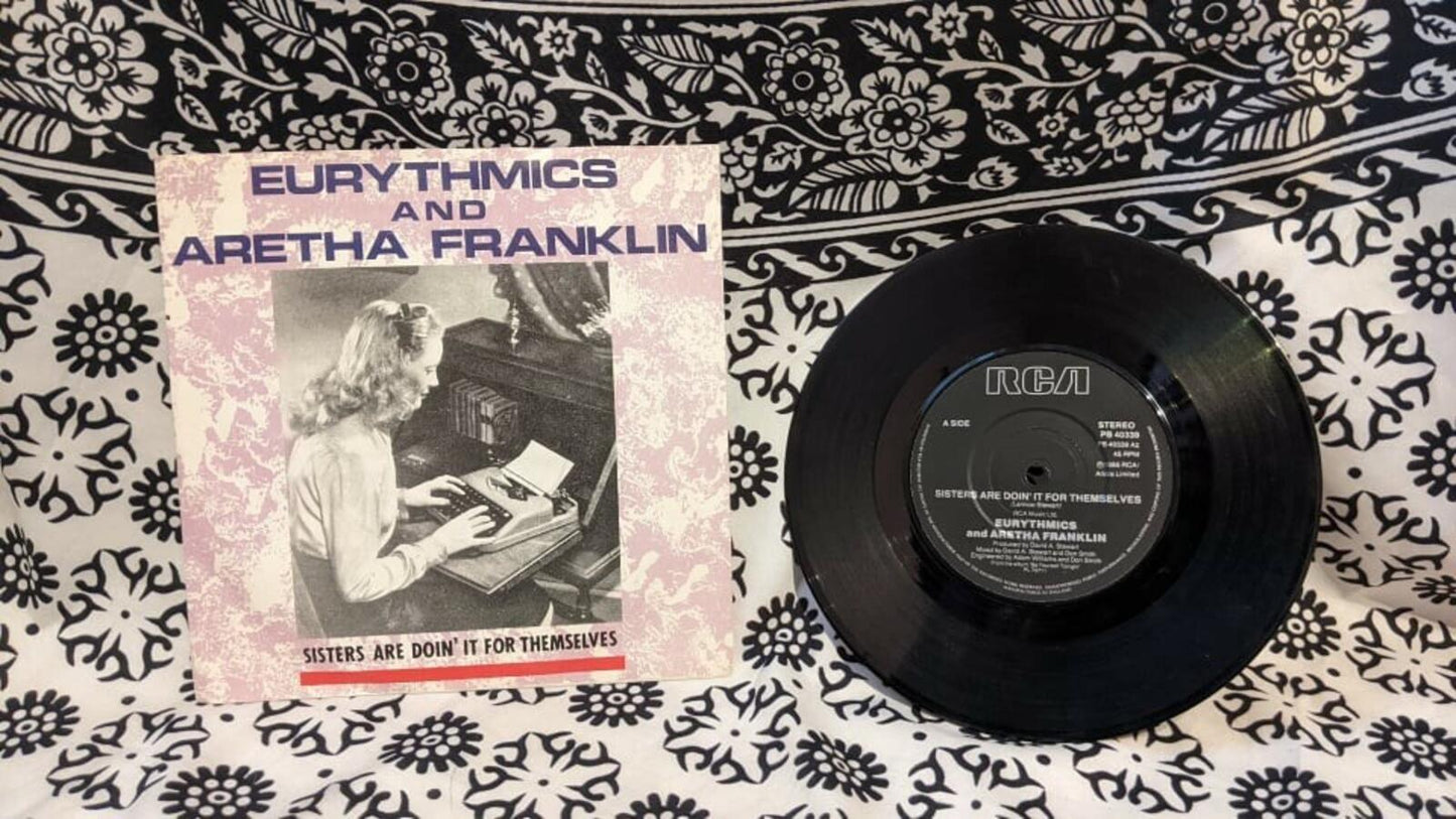 Eurythmics & Aretha Franklin - Sisters Are Doin' It For Themselves 7" Vinyl