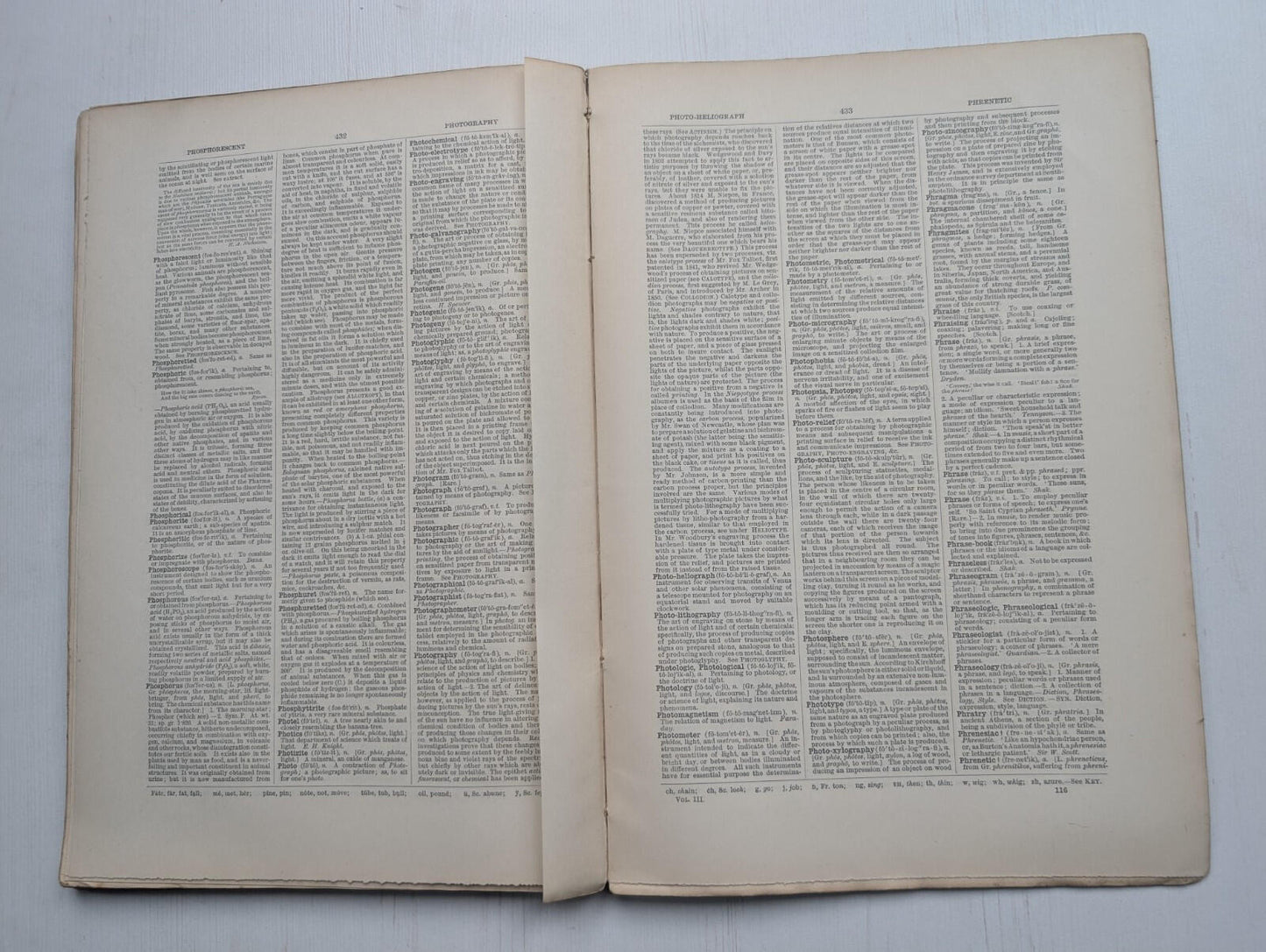 Ogilvie's Imperial Dictionary of The English Language Div. 11 - 1880's Approx
