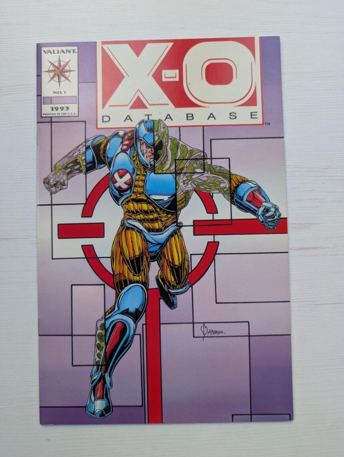 X-O Database #1 - 1993 - Valiant Comic Book