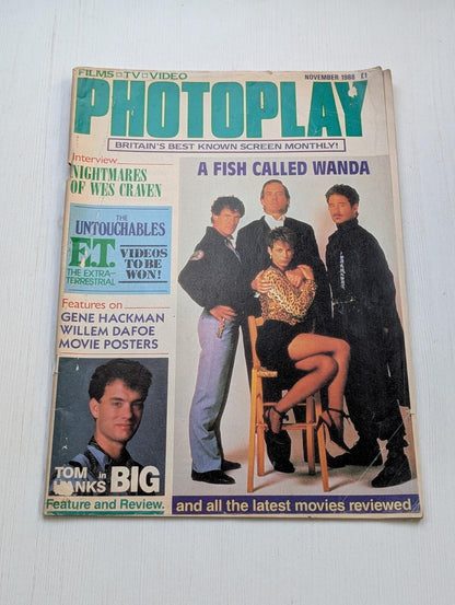 Photoplay Vol. 39 No. 11 November 1988 - A Fish Called Wanda/Big/ET + More