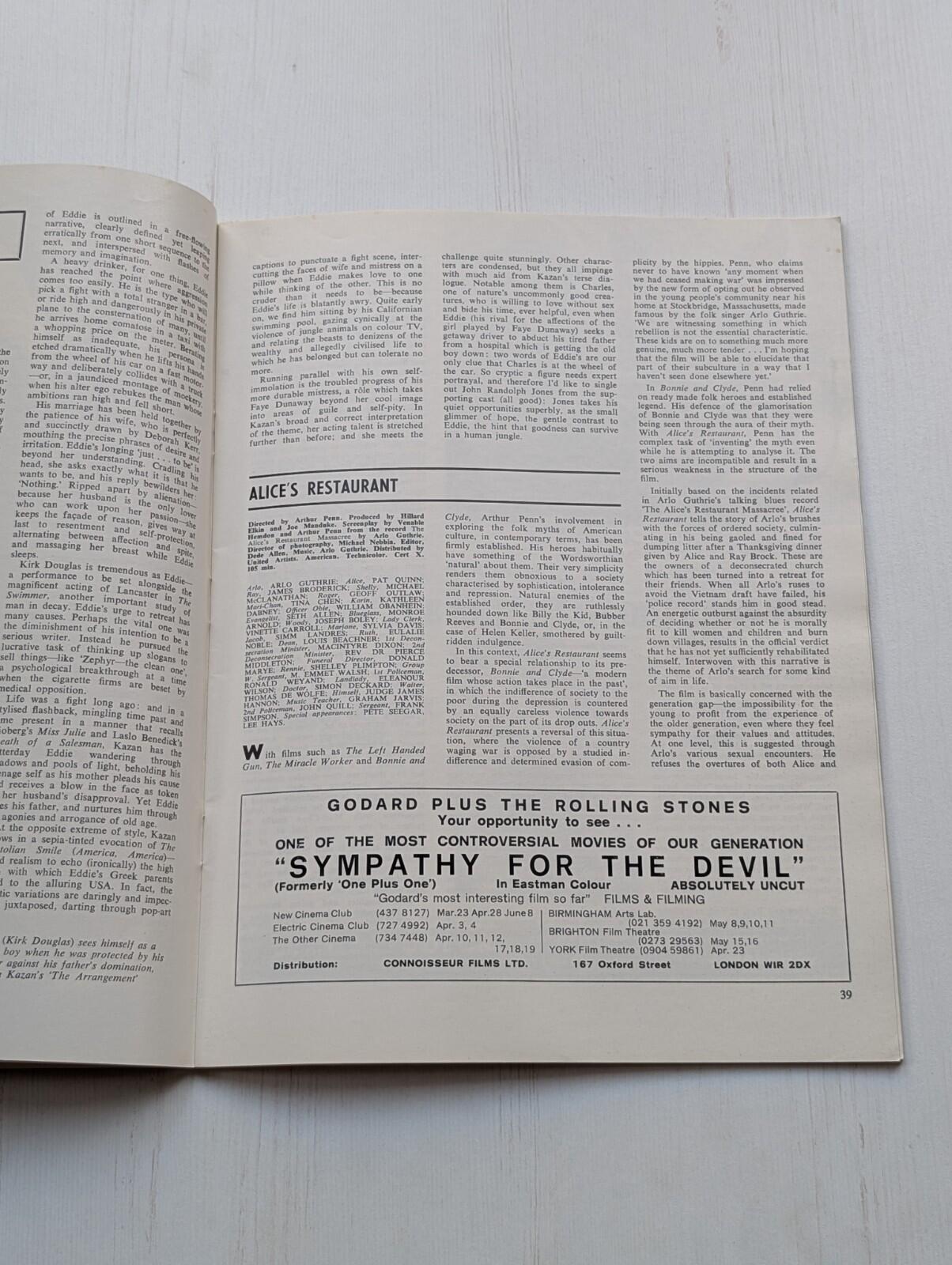 Films and Filming Vol. 16 No. 7 - April 1970 - Michael Sarrazin