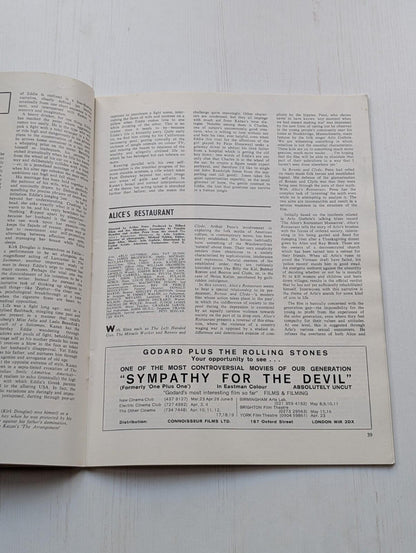 Films and Filming Vol. 16 No. 7 - April 1970 - Michael Sarrazin