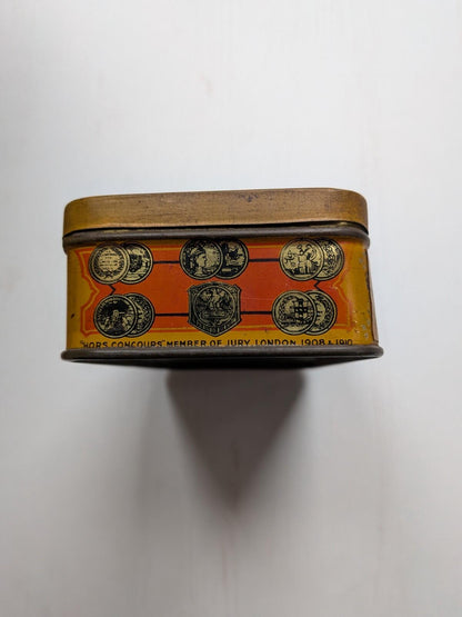 Antique J.A Sharwood & Co Ltd Glace Pineapple Cubes Tin (Empty) - Early 1910's