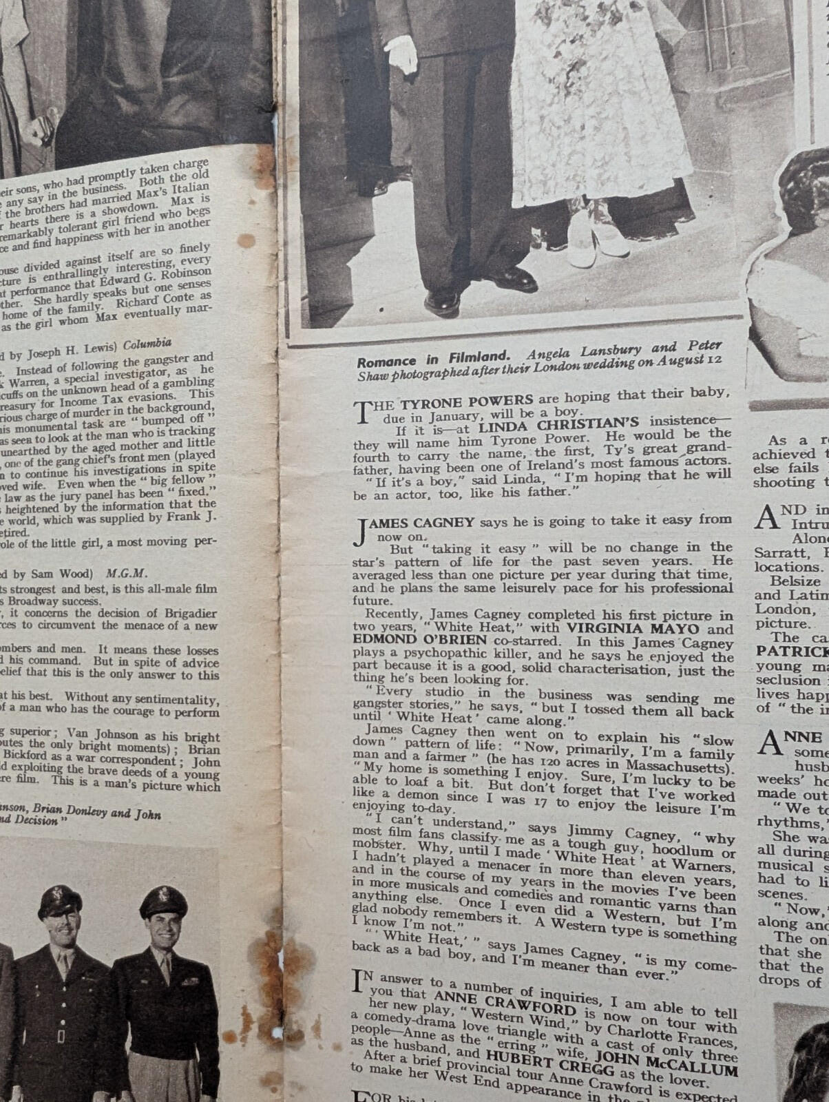 Picture Show Vol. 53 No. 1382 - September 24th 1949 - Elizabeth & Robert Taylor