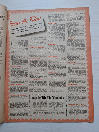 Picturegoer: The National Film Weekly April 28, 1951 Esther Williams/Howard Keel