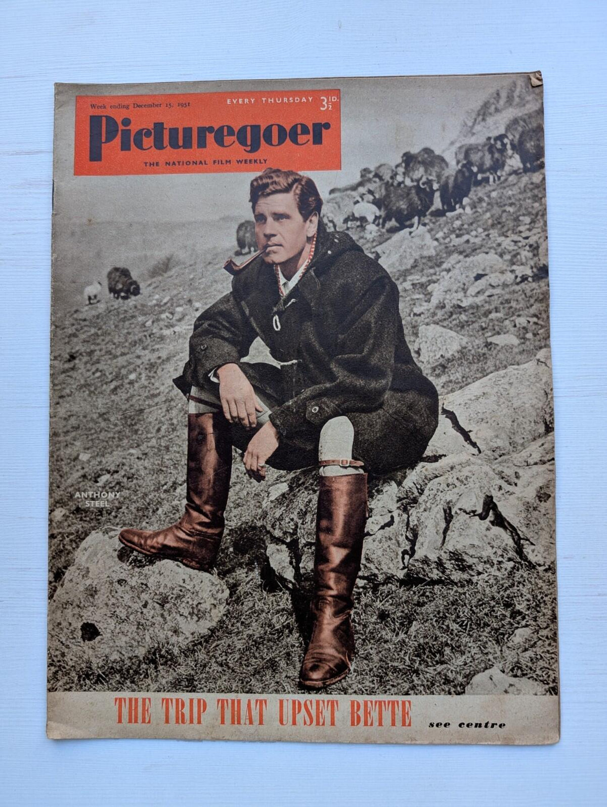 Picturegoer: The National Film Weekly December 15, 1951 - Anthony Steel Cover