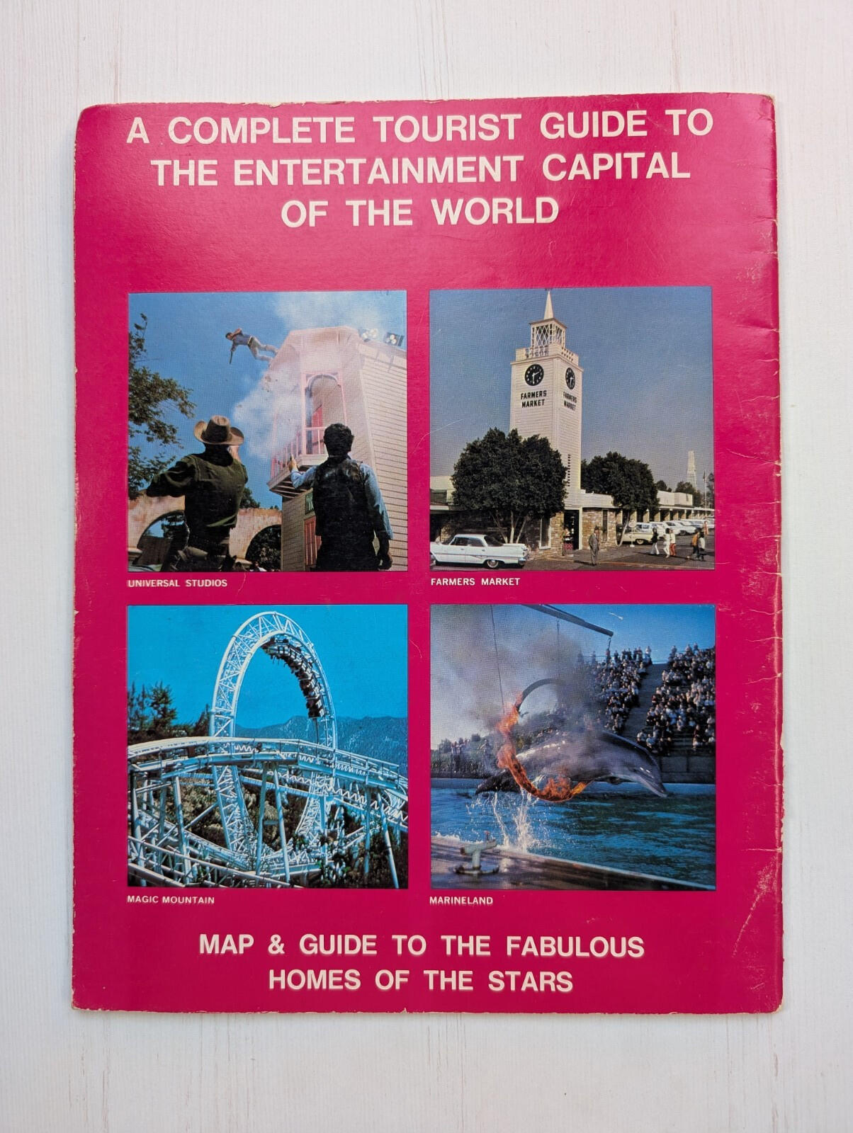 Hollywood Map & Guide To The Fabulous Homes Of The Stars, 1985, JMB Publications