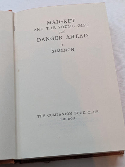 Margaret and The Young Girl/Danger Ahead by Simenon - The Companion Book Club