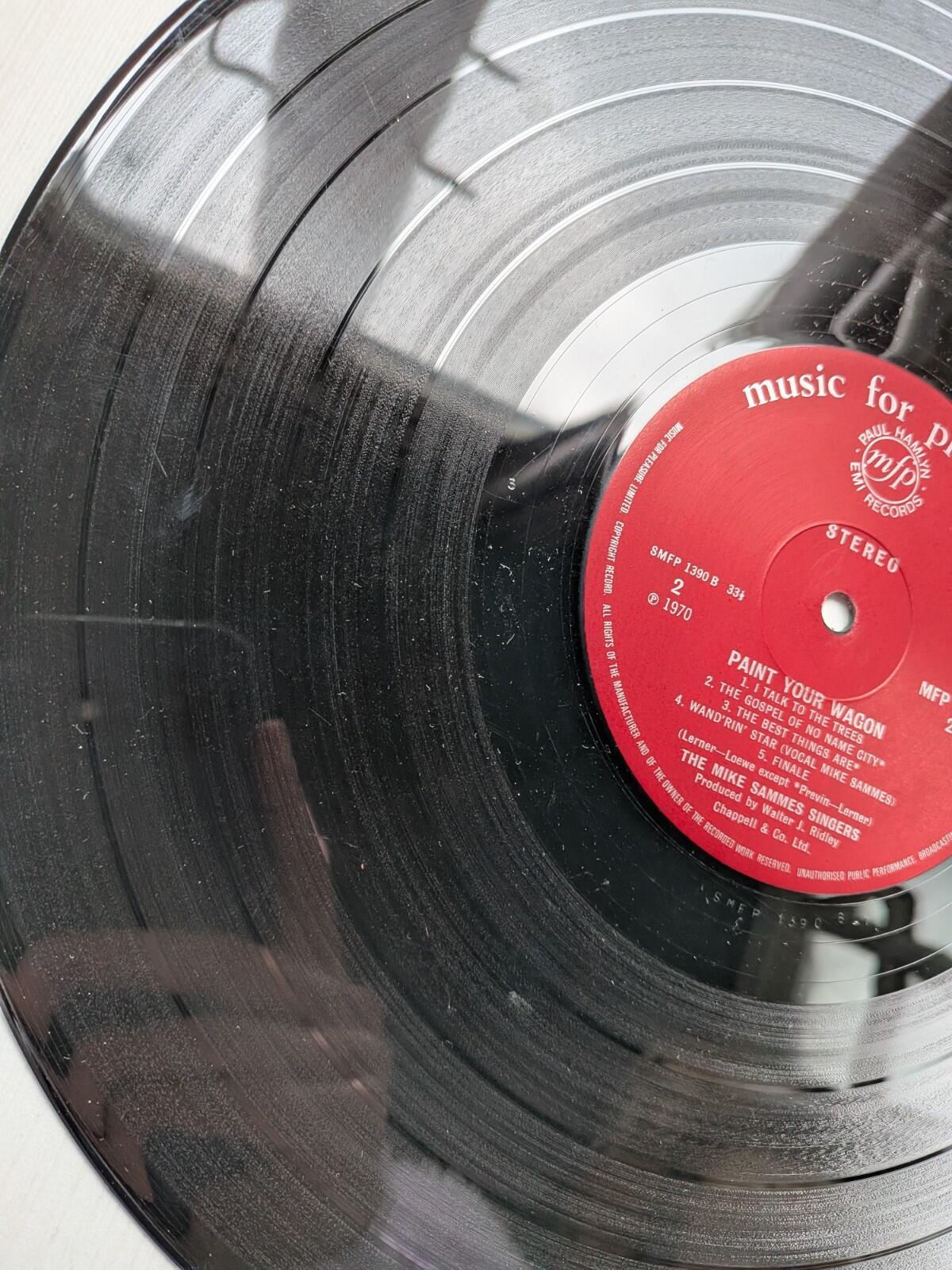 Paint Your Wagon Musical Soundtrack Vinyl LP - The Mike Sammies Singers - 1970