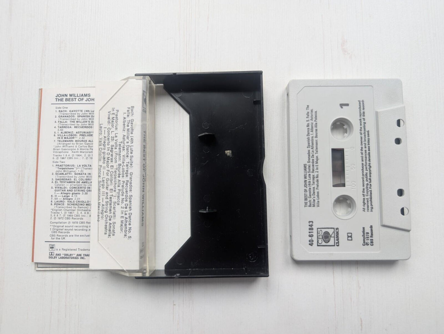 The Best of John Williams - 1978 - CBS Cassette Tape