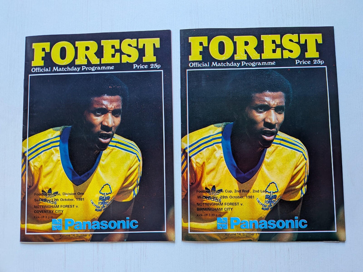 Nottingham Forest 1981 Match Programmes x23 Bundle
