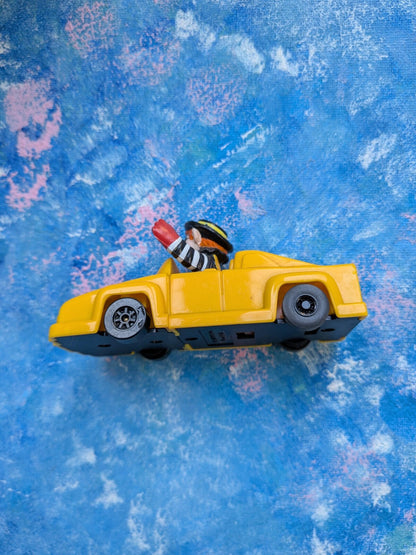 Vintage Hamburglar Pull-Back Car Toy - 1991 - McDonalds