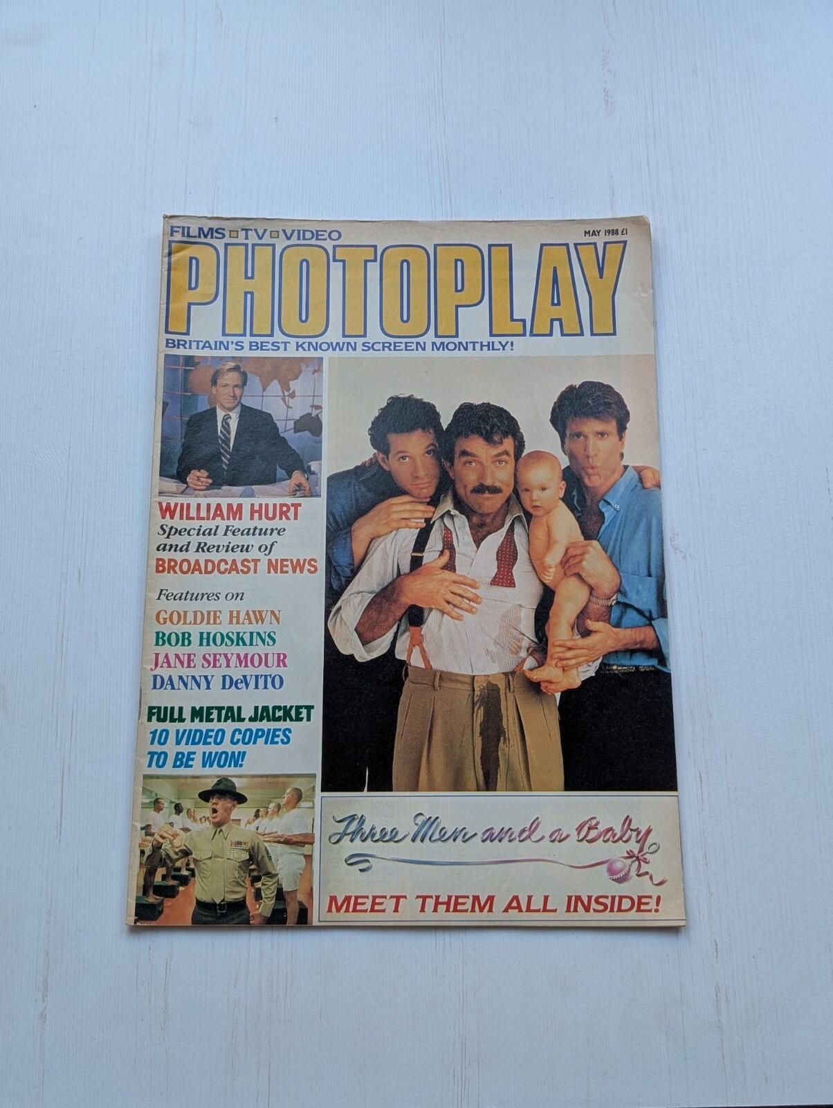 Photoplay Vol. 39 No. 5 - May 1988 - Three Men and a Baby, Full Metal Jacket
