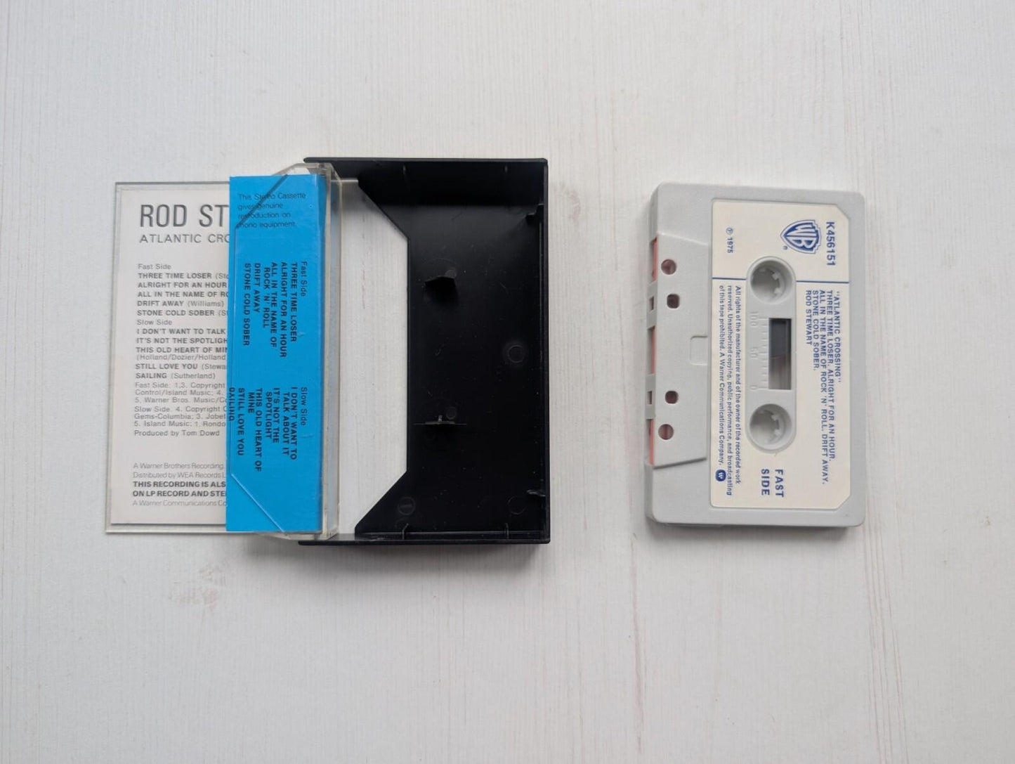 Rod Stewart - Atlantic Crossing - 1975 - Warner Cassette Tape