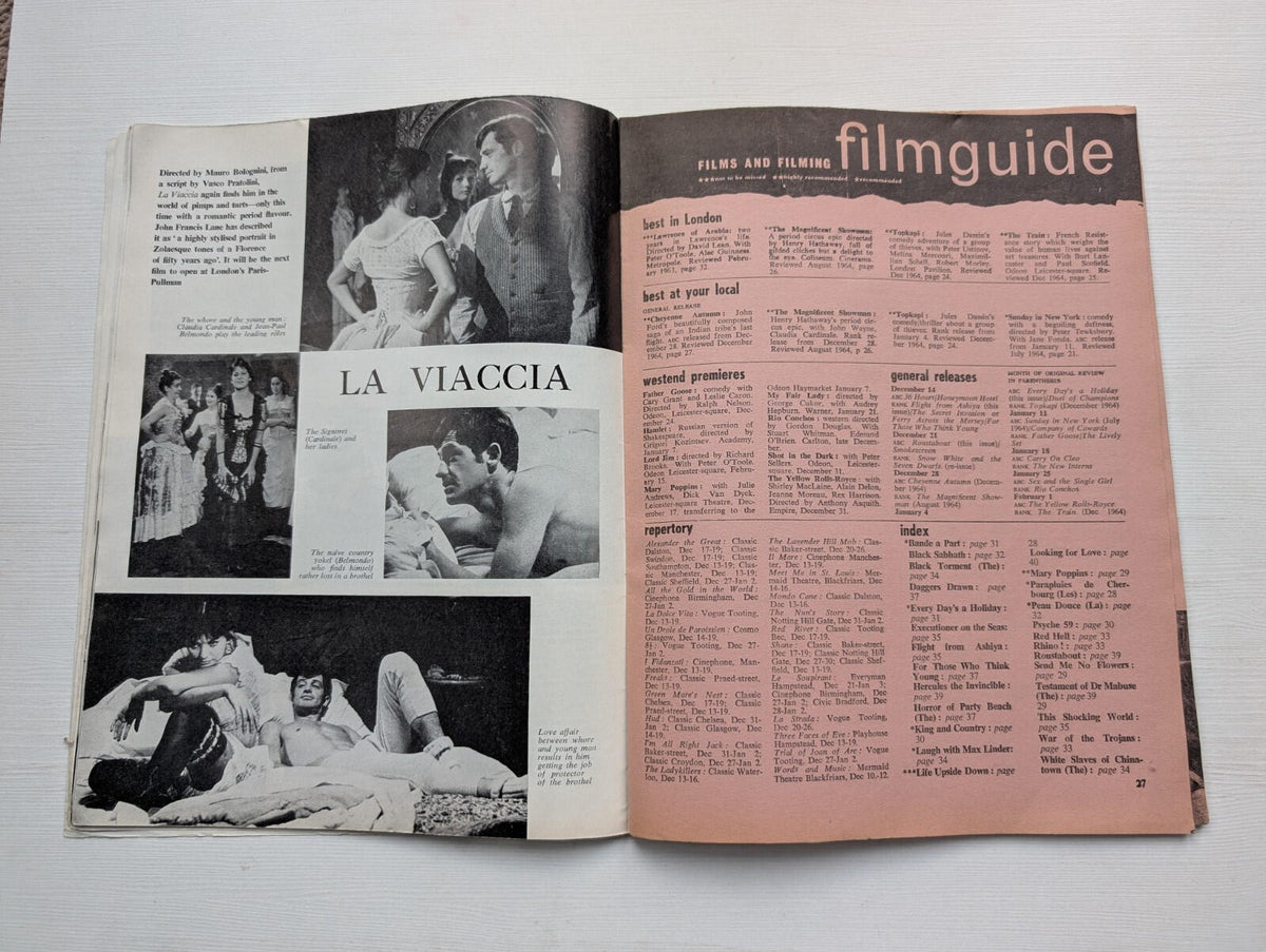 Films and Filming Vol. 11 No. 4 January 1965 - Mary Poppins Cover