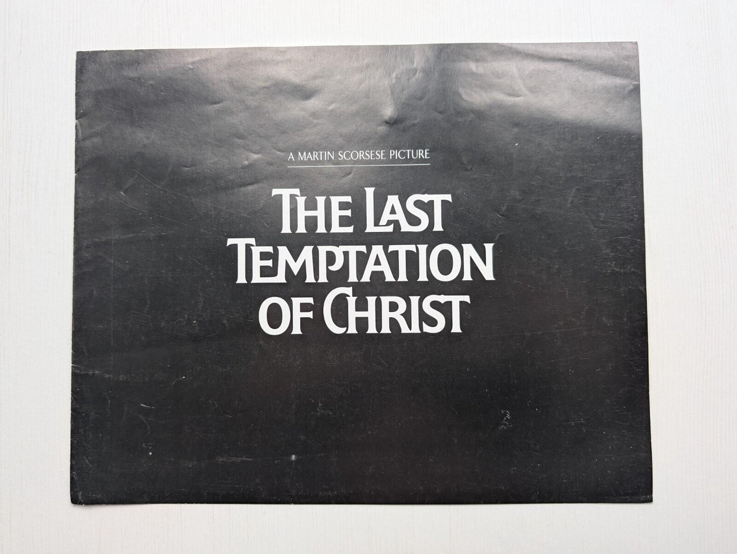 The Last Temptation of Christ Press Kit Cast List Leaflet - 1988 - Universal
