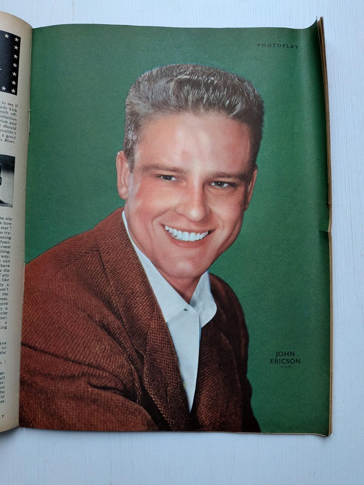 Photoplay August 1955 - Jill Adams Cover