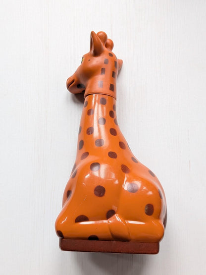 Vintage Giraffe Bubble Bath Bottle Figure - Unbranded