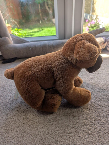 Build A Bear Workshop Boxer Dog Soft Toy/Plushie - Please See Details