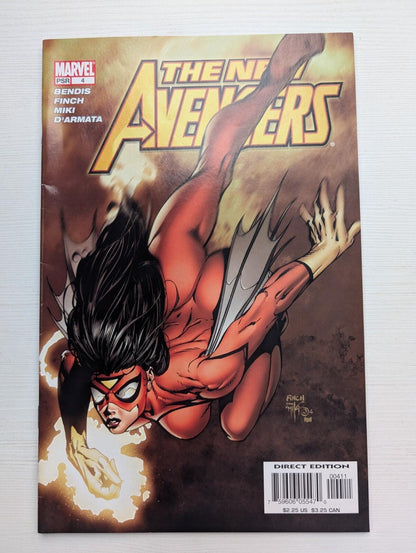 The New Avengers #4 - First Appearance of Maria Hill - 2005 - Marvel Comic