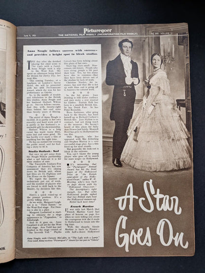 Picturegoer: The National Film Weekly June 9, 1951 - Michael Rennie Cover